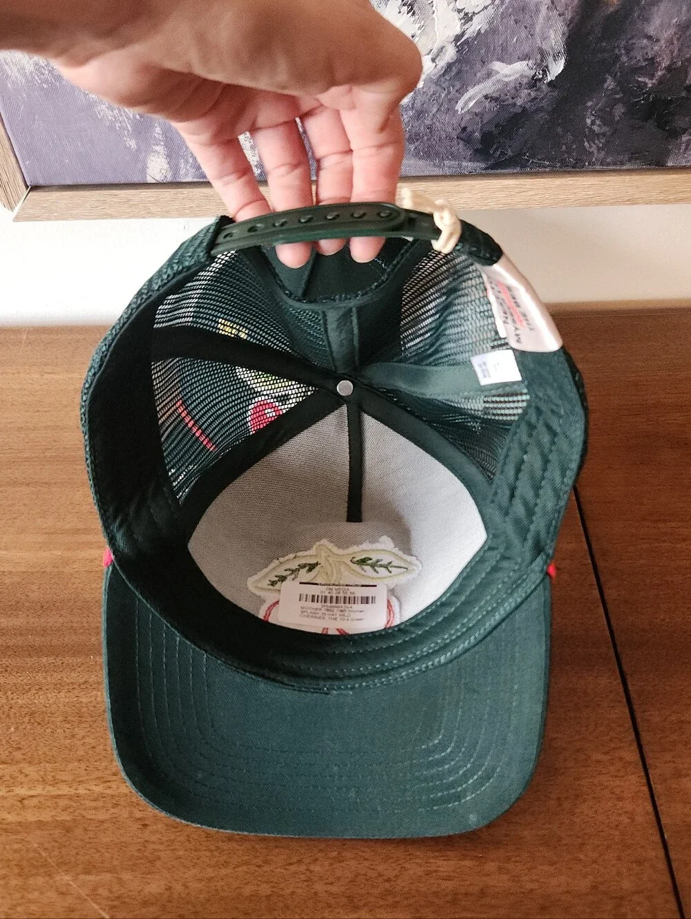 MOTHER DENIM The 10-4 Wild Cherries Trucker Hat NEW NWT